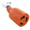 Ac Works SOOW; Cold Weather Extension Cord, 12 AWG, Indoor/Outdoor, 12/3, 1 Outlets, L6-20R, Black, Rubber L620PR-025 - alternate 2
